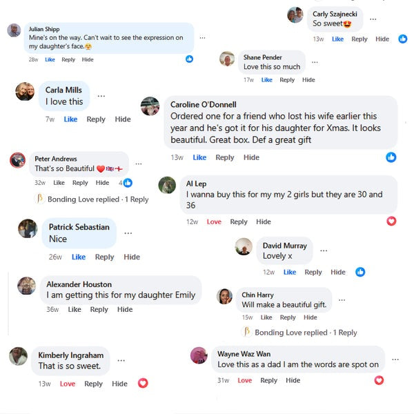 To My Beautiful Daughter" Luxury Gold Watch