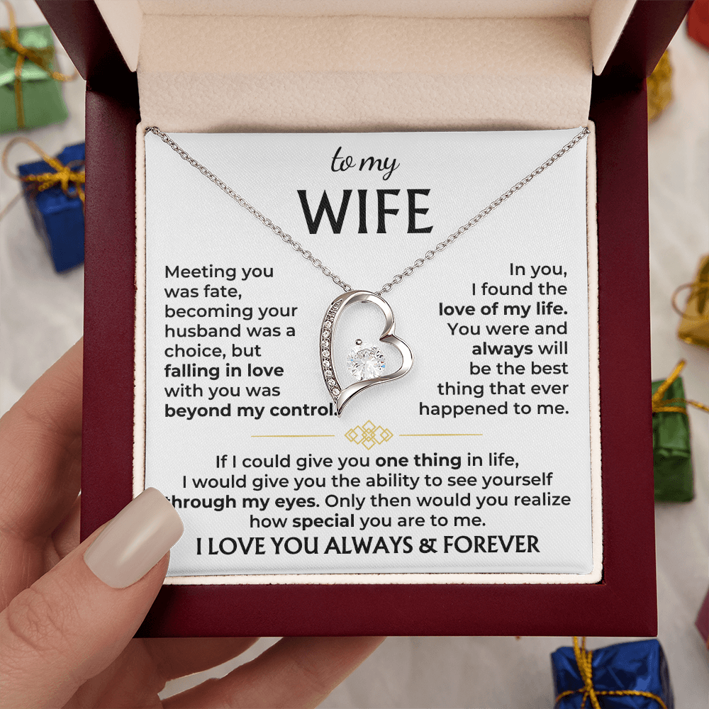 To My Wife – Love of My Life Necklace