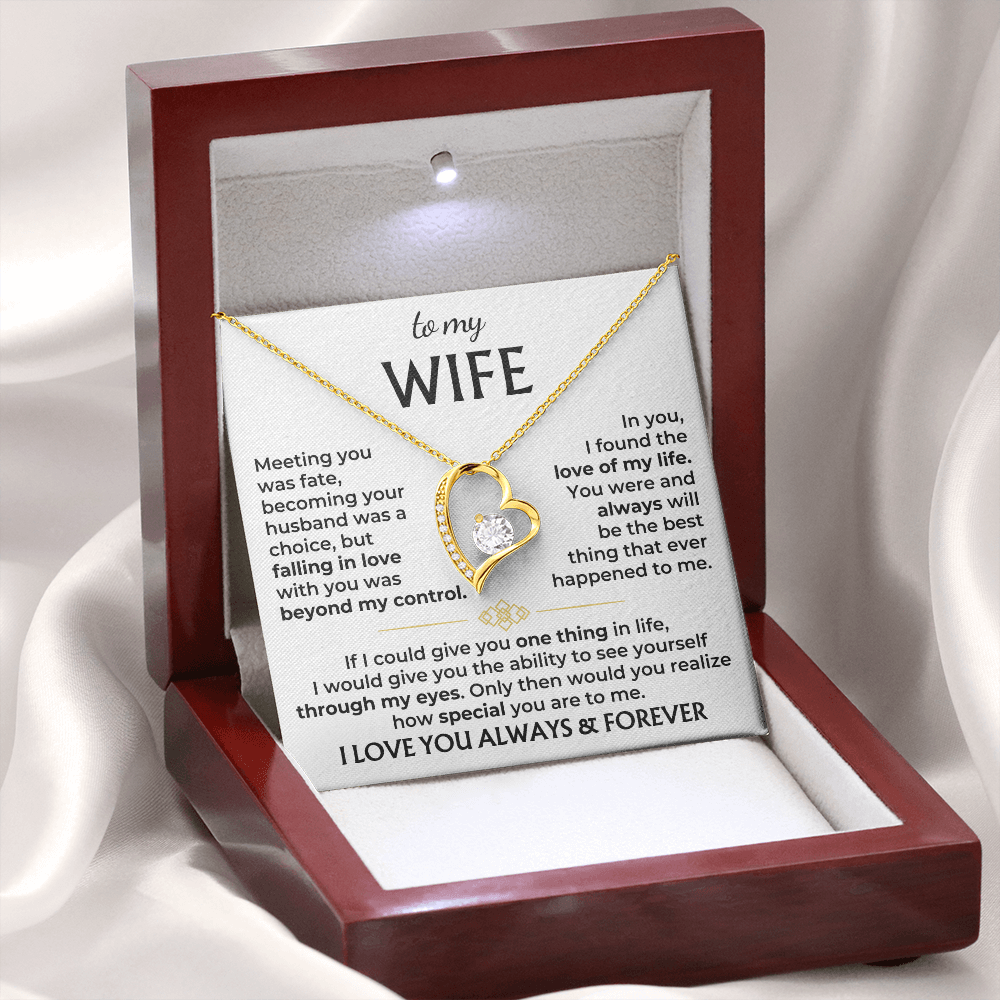 To My Wife – Love of My Life Necklace