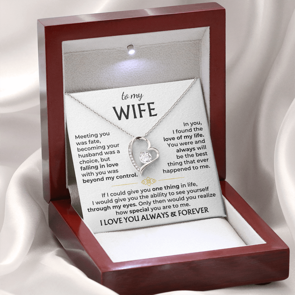 To My Wife – Love of My Life Necklace