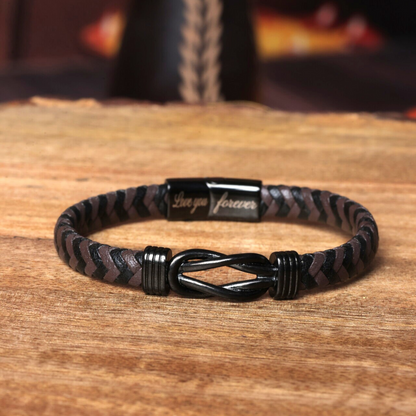 To My Son Forever Infinity Bracelet