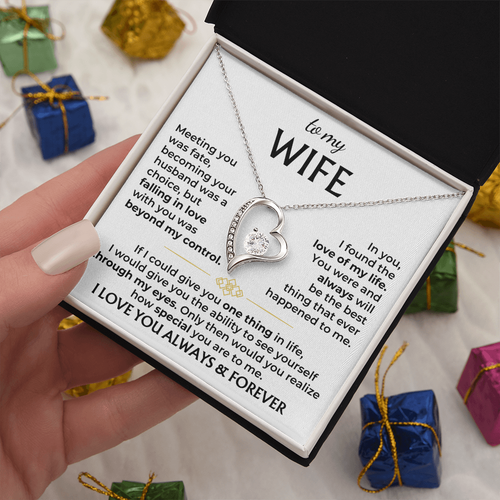 To My Wife – Love of My Life Necklace