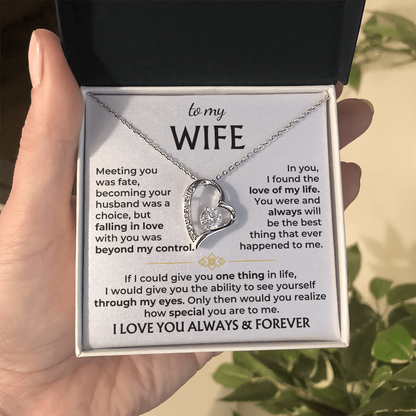 To My Wife – Love of My Life Necklace