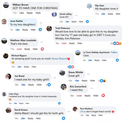 To My Beautiful Daughter" Luxury Gold Watch